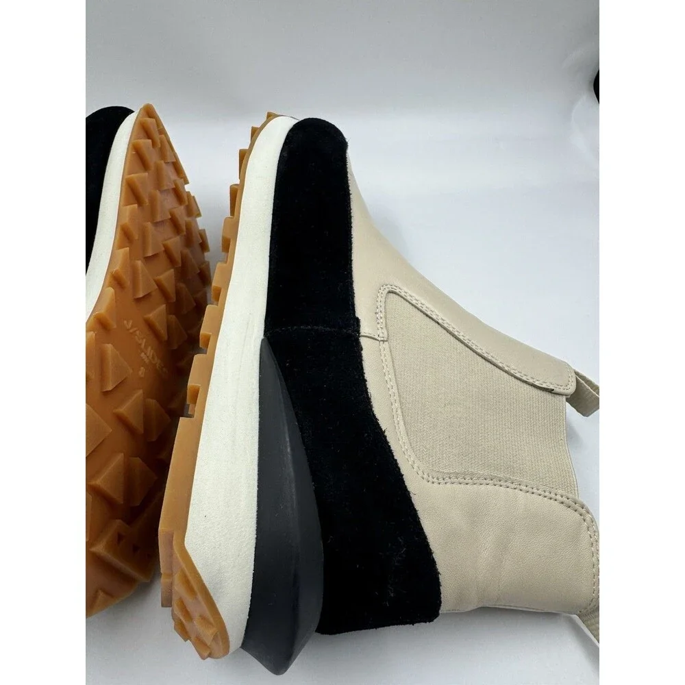 J Slides NYC Eloise Beige Ankle Boots Shoes Women’s Size 8M